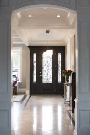 Custom Built Home foyer interior design vancouver michele cheung indesigns
