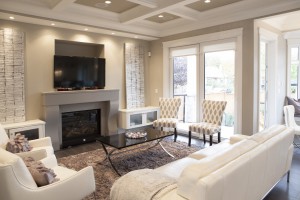 Custom Built Home living room interior design michele cheung vancouver indesigns
