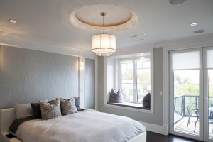 Custom Built Home bedroom lighting interior design michele cheung vancouver indesigns