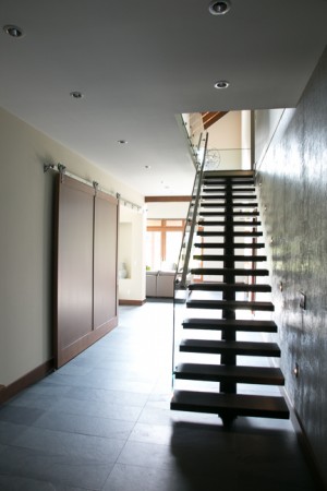Whistler, luxury home, Indesigns, Michele Cheung, interior design, staircase, hallway